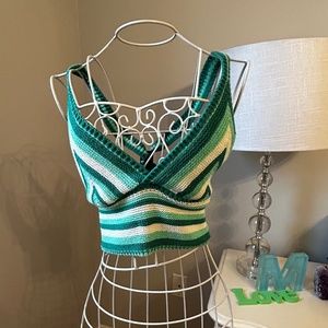 Zara Crochet Crop Top